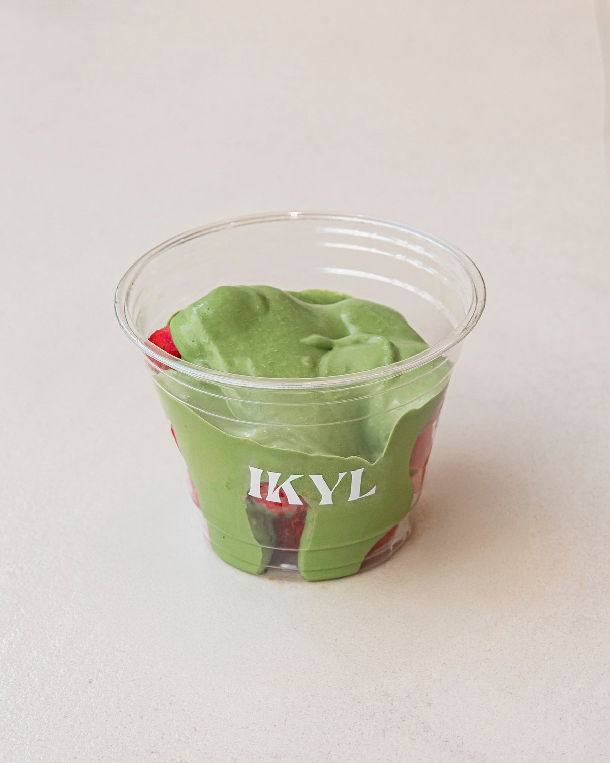 Strawberry matcha cloud